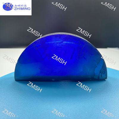 Moissanite pierre précieuse brute bleue royale synthétique SiC monocristallin Dureté de Mohs 9,25 Matières premières pour bijoux