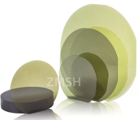 SiC épitaxial Wafer Carbure de silicium 4H 4 pouces 6 pouces Industrie des semi-conducteurs à haute résistance