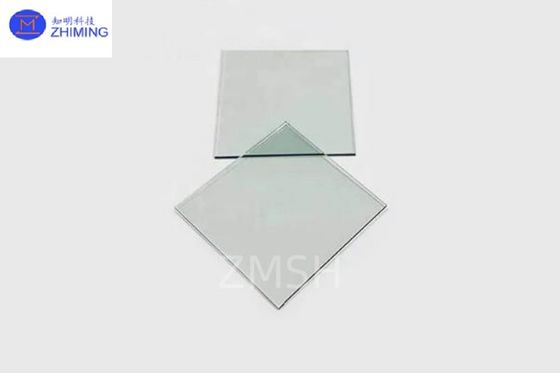 Vitre recouvert d'oxyde d'indium et d'étain, vitre transparente 1 mm 10 ohm