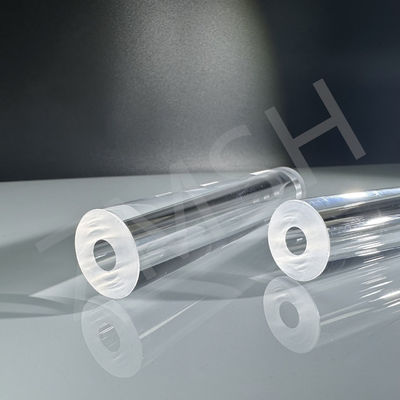 Tuyau de saphir transparent poli méthode KY Taille personnalisée Al2o3 Tuyau de saphir à cristal unique