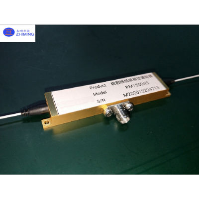 Modulateur de phase de 1000 nm à basse tension, tolérance à haute puissance, conception à polarisation unique pour la détection de fibres et les communications optiques