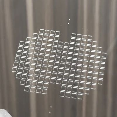Machine de perçage au laser de verre à lumière verte de nanosecondes en verre saphir-quartz BF33