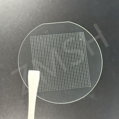 Micro-trous de support de verre TGV perforés à haute performance ultra-minces transparents