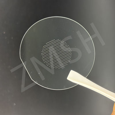 Micro-trous de support de verre TGV perforés à haute performance ultra-minces transparents