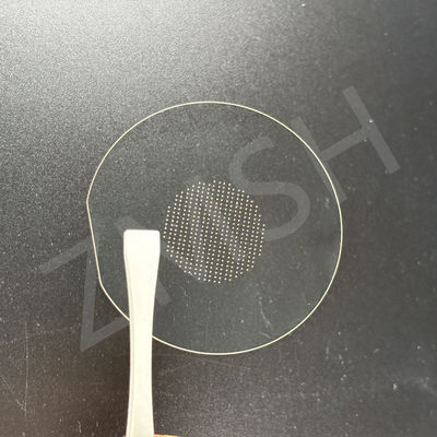 Micro-trous de support de verre TGV perforés à haute performance ultra-minces transparents