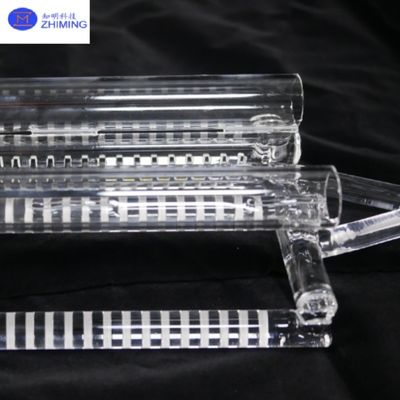 Barque à gaufres de quartz de haute pureté et résistante aux températures élevées personnalisable