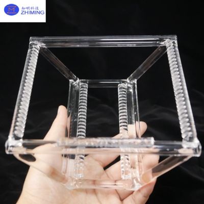 Barque à gaufres de quartz de haute pureté et résistante aux températures élevées personnalisable