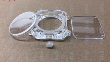 plat transparent de boîtier de montre de cristal de saphir de 30-50mm pour le verre optique de montre-bracelet