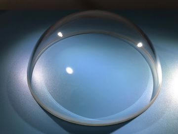 Dôme 150mm optique 76mm de cristal de saphir d'hémisphère 50mm polis adapté aux besoins du client