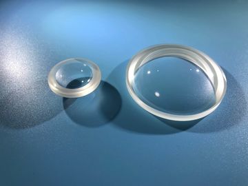 les composants de saphir de 50mm ont adapté Plano aux besoins du client poli par taille - dôme optique d'hémisphère de lentille convexe