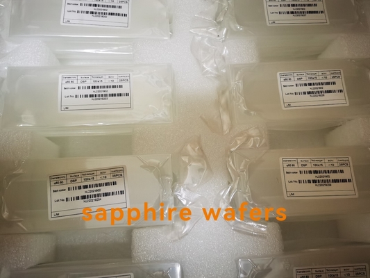 Transmittance optique DSP/SSP de Dia50.8mm Thic100+/-15um Sapphire Wafer Sapphire Window High