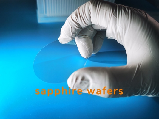 Bon prix degré M Plane de 2inch 4inch 6inch Sapphire Wafer Substrate Single Crystal C Miscut A en ligne