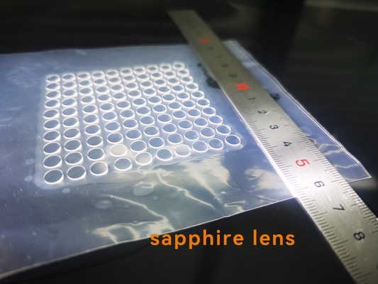 Bon prix Dia5.5 x 0.5mmt DSP en verre de Windows de coupe de laser de saphir monocristallin fait sur commande d'Al2O3 en ligne