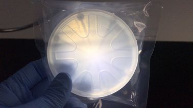 Bon prix De silicium de carbure de gaufrette de grande pureté de silicium de carbure lentille transparente sans couleur de gaufrettes sic en ligne