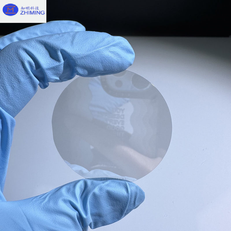 Wafer au carbure de silicium Taille personnalisée Wafer à silicone semi-isolant presque incolore Transparent Résistance à haute pression