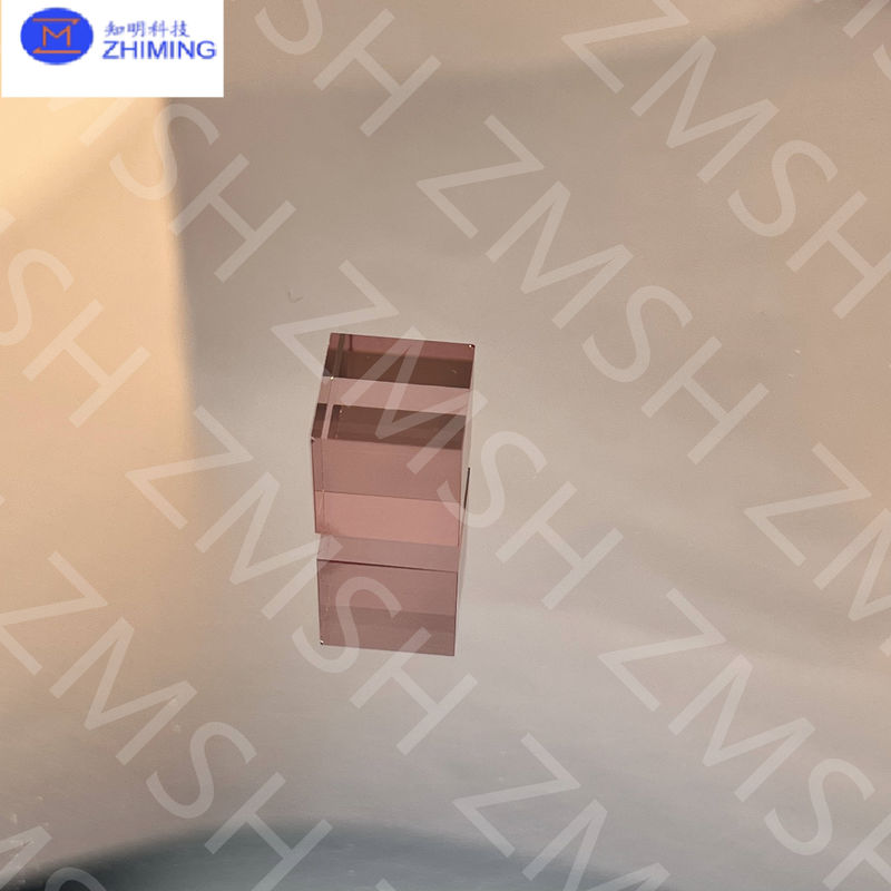 Saphir pierre précieuse brute fabriquée en laboratoire Padparadscha Saphir rose Saphir haute dureté à des fins de bijoux
