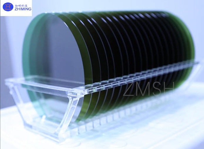 8 pouces 4H-N SiC Wafer épaisseur 500±25μm ou personnalisé N-dopé qualité de recherche de production de mannequin