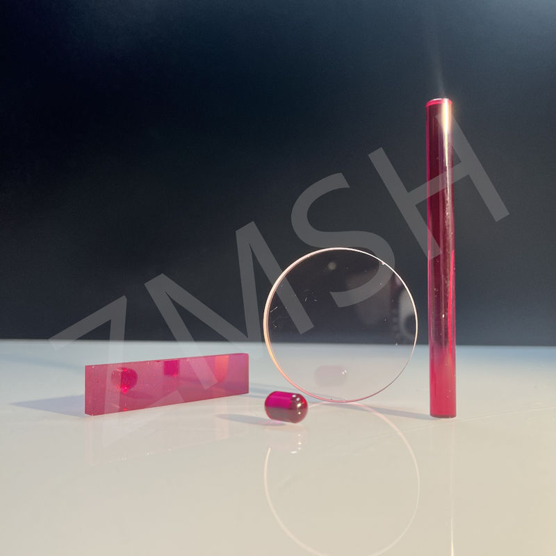 Cr Al2O3 Rubis Barre Saphir Laser Barre optique à cristaux simples