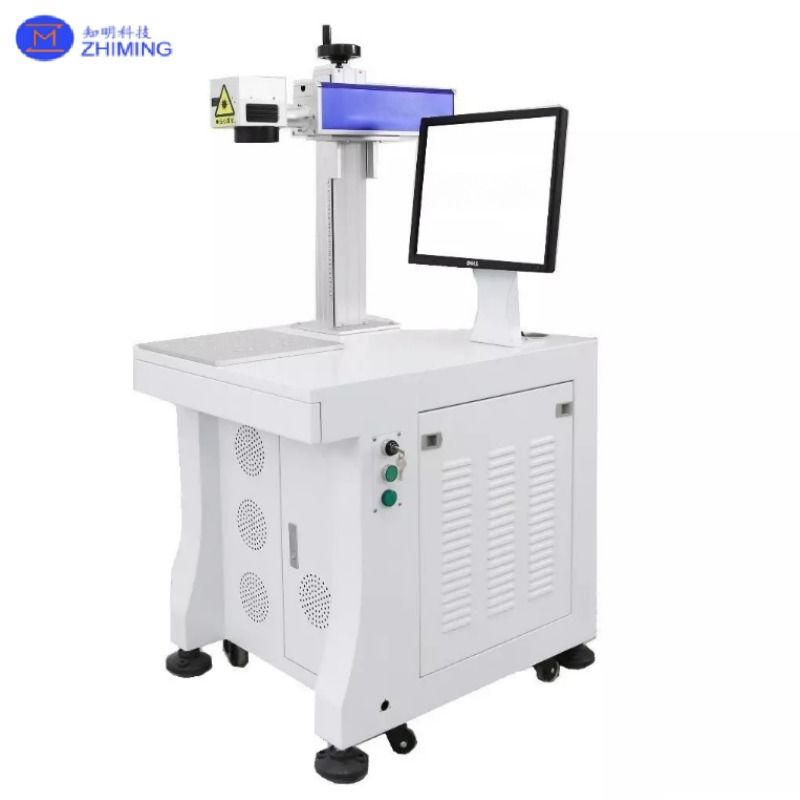 Machine de gravure laser à fibre compacte Nettoyage entretien gratuit Marquage pour les ateliers Petites entreprises