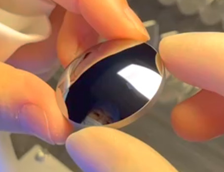 Crystal Silicon Windows Wafer Substrate simple adapté aux besoins du client Demo Monocrystalline Silicon Lens