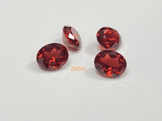 Bon prix Coupe rouge Gem Stone Rectangle synthétique/forme ovale Sapphire Corundum Material bleue en ligne