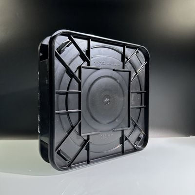 Bon prix couleur foncée de gaufrette de polypropylène de 4inch 6inch 8inch de boîte de silicium de transporteur de boîte multi de conteneur en ligne