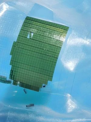 De place lentille du substrat 1x1x0.5mmt de carbure de silicium de Windows sic sic