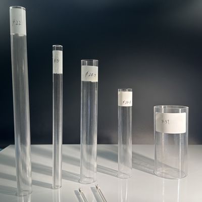 99.995% Al2O3 Tubes de saphir transparentes à haute tolérance de translucide