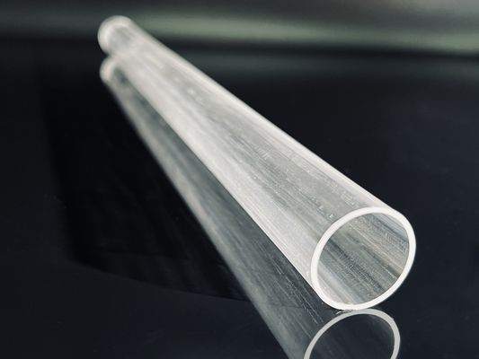 Tubes en saphir de haute pureté avec une résistance extrême à la chaleur 99 995% longueur 1-1500 mm technologie EFG