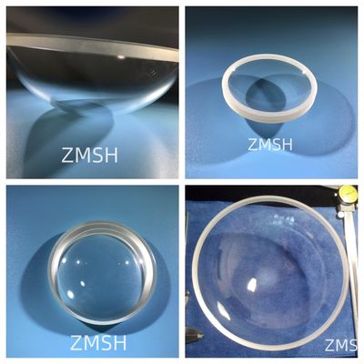 Bon prix Dome Sapphire Fenêtres optiques Résistance chimique Haute conductivité thermique Épaisseur 1 mm 2 mm en ligne