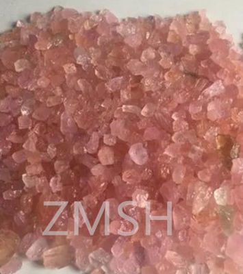 Rose pêchée pierre précieuse synthétique avec dureté Mohs 9 personnalisation pour bijoux