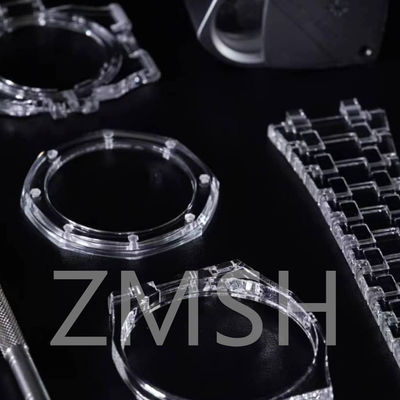 Casque de montre en saphir résistant aux rayures, imperméable à l'eau, rose bleu 0,5 - 200 mm d'épaisseur
