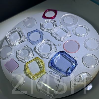 Bon prix Cultivation artificielle couleur dopée saphir AL2O3 Casque de montre bleu rubis transparent en ligne