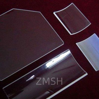 Bon prix Fenêtres en verre de quartz usinées CNC Plaques irrégulières en silice fondue pour systèmes optiques et laser en ligne