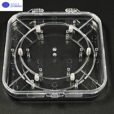 Bon prix Boîte à plaquettes ajustable en PC transparent pour la protection des semi-conducteurs en ligne