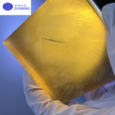 Bon prix La matière première de saphir jaune créée en laboratoire pour la fabrication de bijoux en ligne