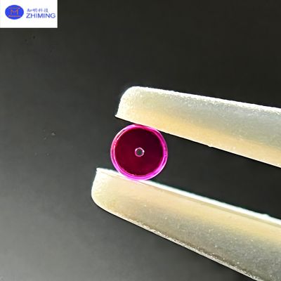 Bon prix Rameau de rubis perforé conçu avec précision et extrême dureté (Mohs 9) et rubis synthétique à cristal unique pour minimiser le frottement et l'usure en ligne