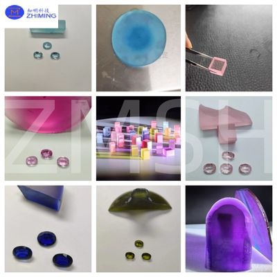 Bon prix Colored Synthetic Gemstones Widely Used for Decorations and Optical en ligne