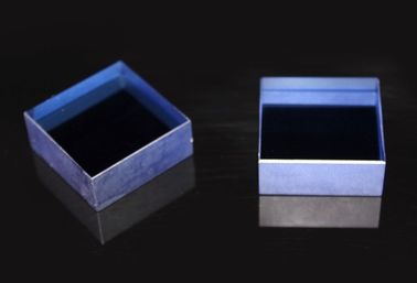 Bon prix bloc vert-bleu rouge du saphir 10x10mmt, bloc en cristal artificiel enduit de saphir en ligne
