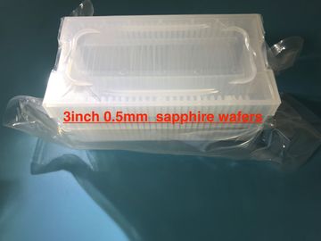 Bon prix substrat en cristal 2 du saphir Al2O3 de 76.2mm 4 6 pouces SSP DSP 0.5mm C - axe en ligne
