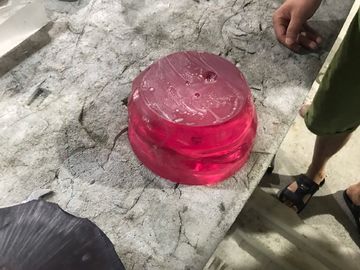 Diamètre adapté aux besoins du client de méthode de croissance des KY de lingot de Rod poli par saphir rouge 1 - 120mm