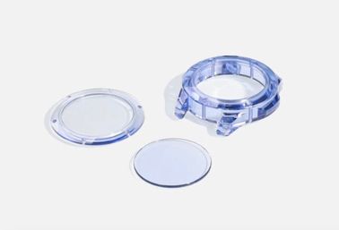 Taille adaptée aux besoins du client par remplacement bleu rose de verre de montre de cristal de saphir de couleur