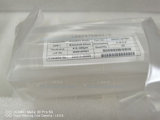 Bon prix catégorie optique Sapphire Wafer de substrat d'axe de 430um C en ligne