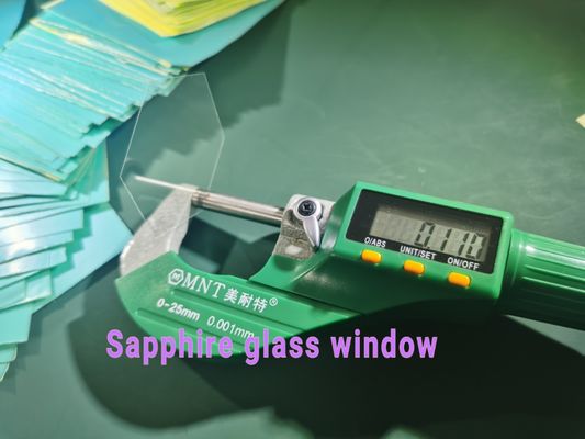 Bon prix Résistance de Sapphire Optical Window Wafer Chemical d'épaisseur du polygone 100um en ligne