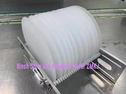 Bon prix gaufrettes de saphir de fenêtre de Sapphire Crystal d'épaisseur de 8Inch DSP 3mm en ligne