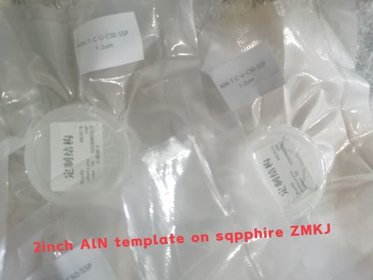 Bon prix Gaufrette de couche de calibre de Sapphire Substrate AlN de 2 pouces pour des dispositifs de 5G BAW en ligne