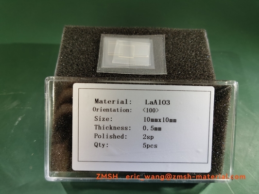 Bon prix 0.5mm LaAlO3 Crystal Wafers LAO Single Crystal Substrate en ligne