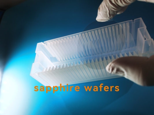 Bon prix avion de 500um Sapphire Wafers Substrate C pour la croissance épitaxiale en ligne