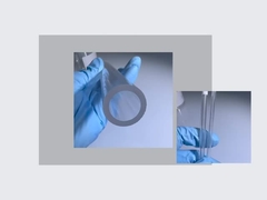 La terre fine simple de Crystal Sapphire Tubes And Rods Grown et surface polie