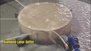 Le laser vert coupe les diamants avec précision